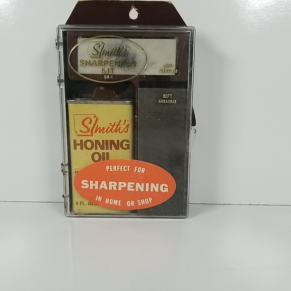 Vintage Smith's Sharpening Kit SK-1b Home Or Shop For Knives Swords Other Tools